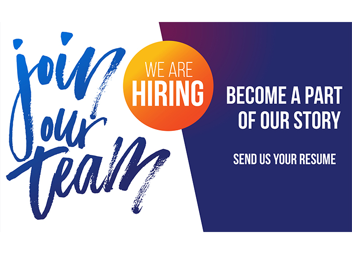 We are hiring.