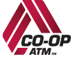 The Co-op ATM partnership logo.
